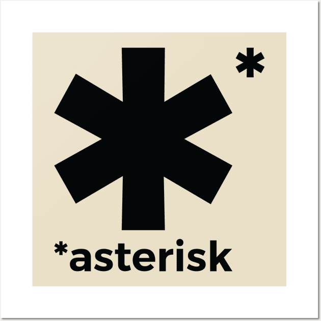 asterisk Wall Art by at1102Studio